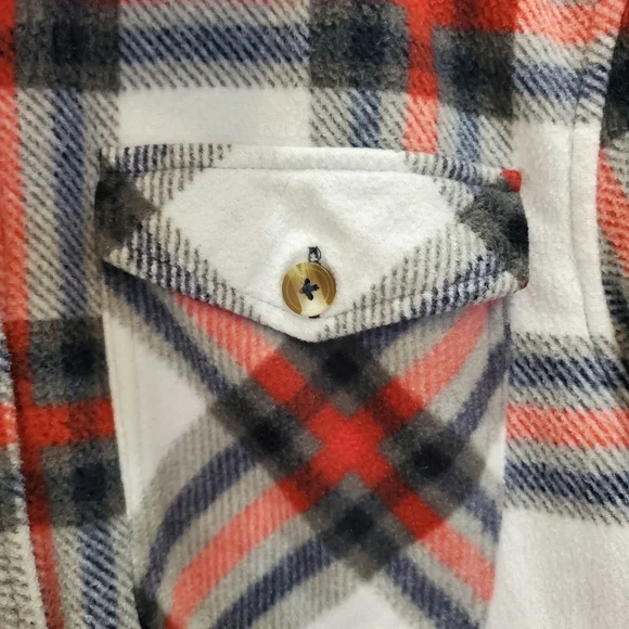 Flannel jacket plaid‎ coat - Picture 2 of 6